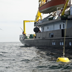 Deneb mit Waverider im Windpark