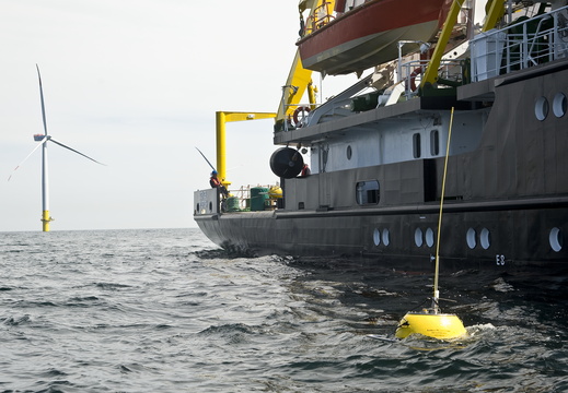 Deneb mit Waverider im Windpark