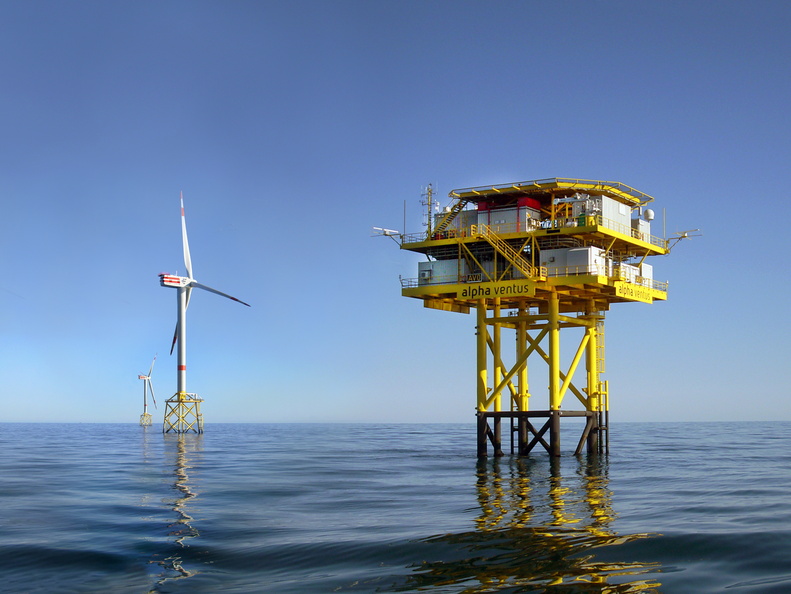 07JuliAlpha ventus im Bau